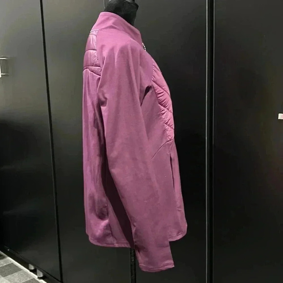 Marika Revive Drywik Finish jacket, zip front, thumb holes,quilted puffer panel - Picture 4 of 14